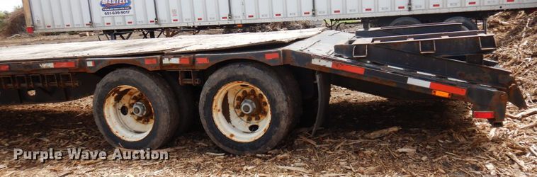 image for item DR0437 2004 Transcraft DTL-2100  drop deck equipment trailer