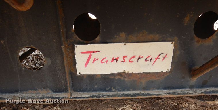 image for item DR0437 2004 Transcraft DTL-2100  drop deck equipment trailer
