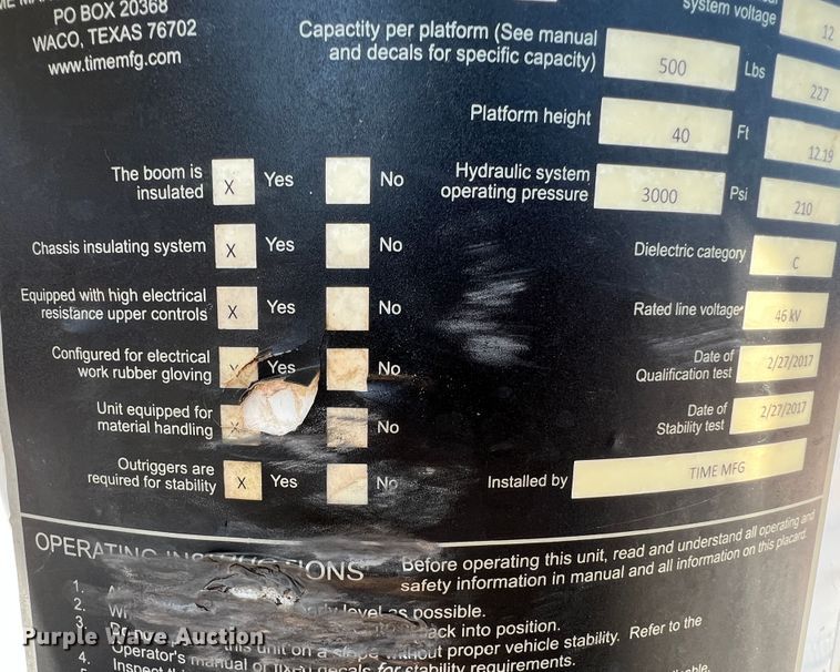 image for item DR1479 2017 Dodge Ram 5500HD  bucket truck
