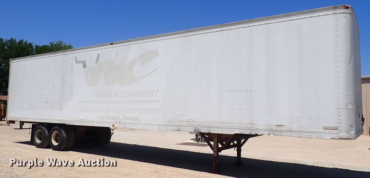 image for item DS7055 1984 Fruehauf  dry van trailer