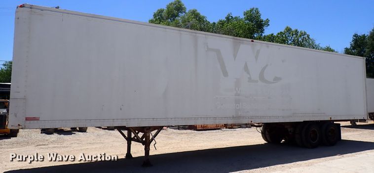 image for item DS7055 1984 Fruehauf  dry van trailer