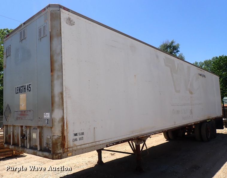 image for item DS7056 1978 Dorsey  dry van trailer