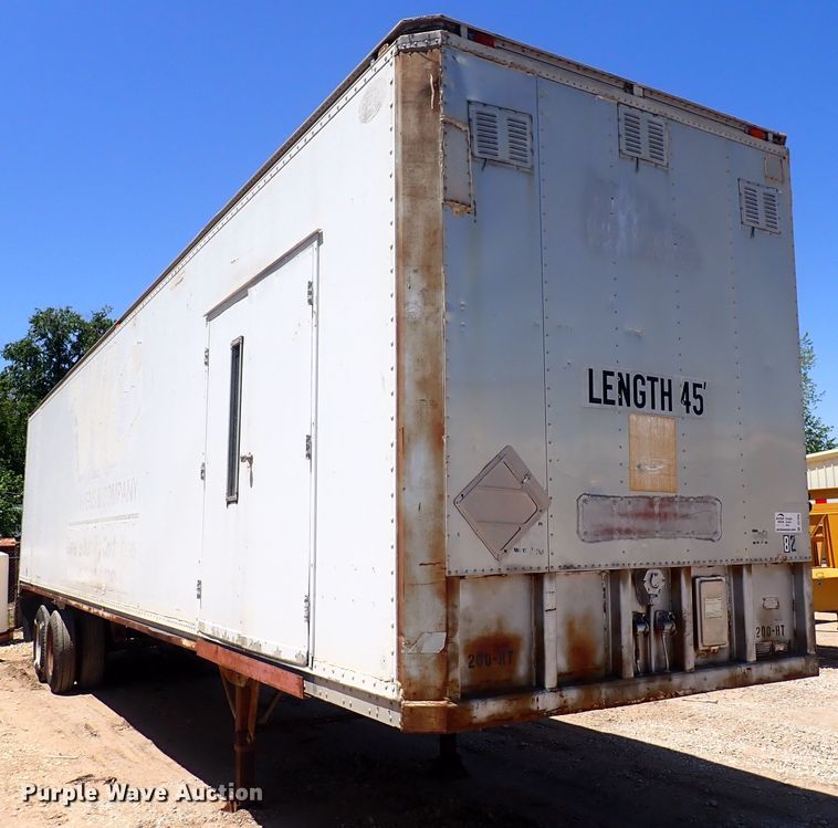 image for item DS7056 1978 Dorsey  dry van trailer