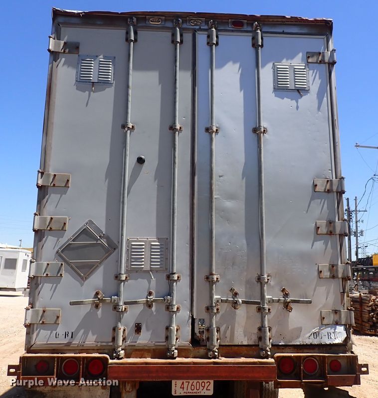 image for item DS7056 1978 Dorsey  dry van trailer