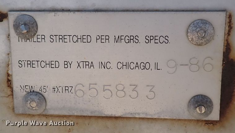 image for item DS7056 1978 Dorsey  dry van trailer