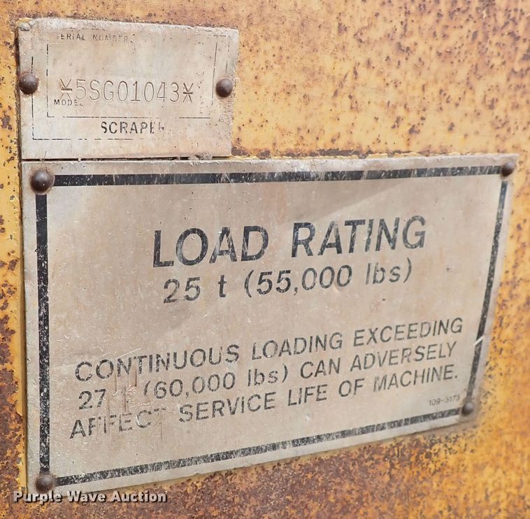 image for item DS7060 1998 Caterpillar 623F  elevating scraper