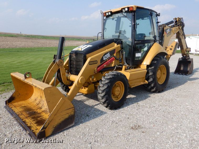 image for item DS8025 2012 Caterpillar 420E  backhoe