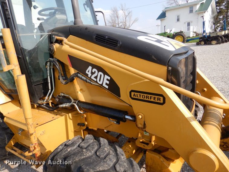 image for item DS8025 2012 Caterpillar 420E  backhoe