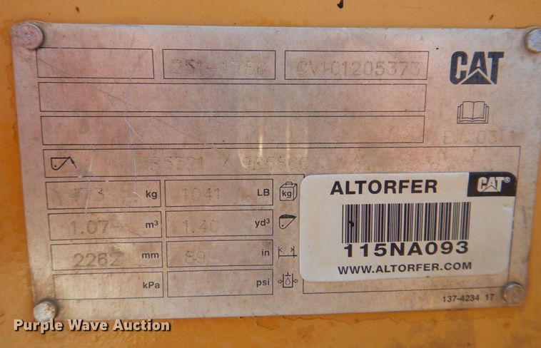 image for item DS8025 2012 Caterpillar 420E  backhoe