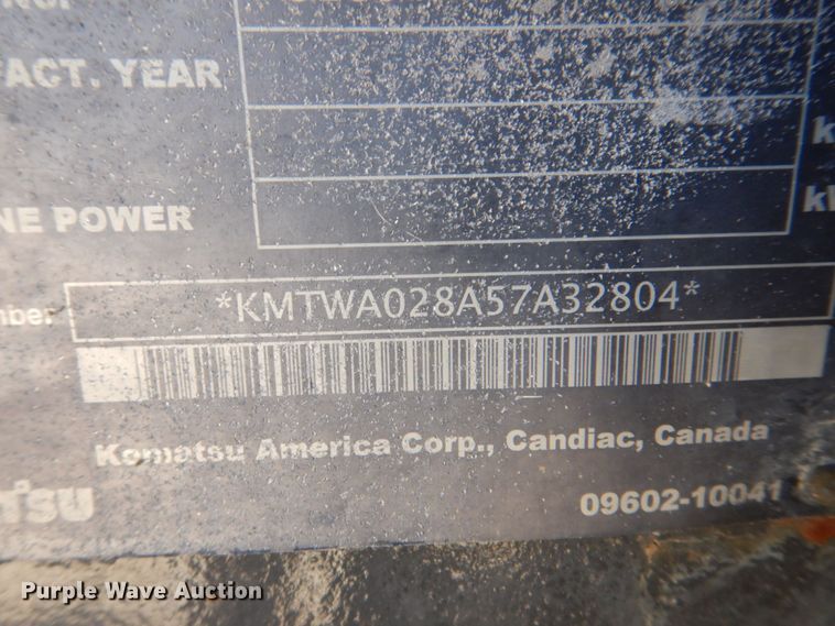 image for item EV9381 2006 Komatsu WA320-5L  wheel loader