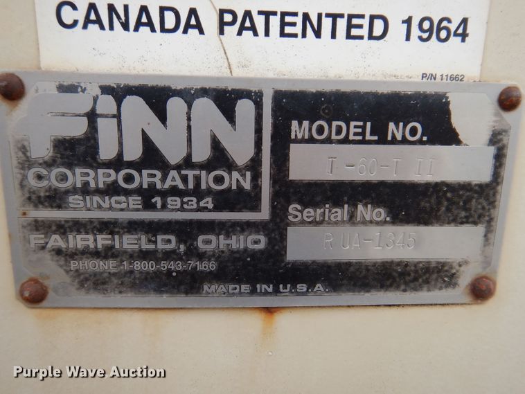 image for item JH9855 Finn T-60-T II  hydroseeder