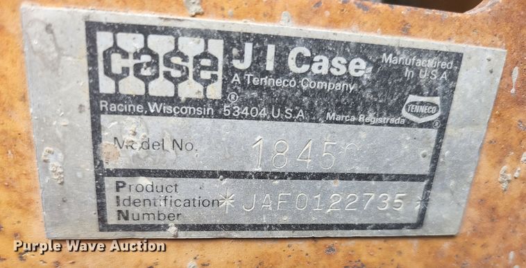 image for item JM9072 1994 Case 1845C  skid steer loader