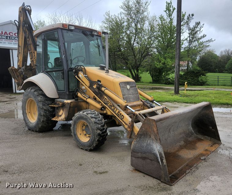 image for item JM9073 1996 New Holland 555E  backhoe