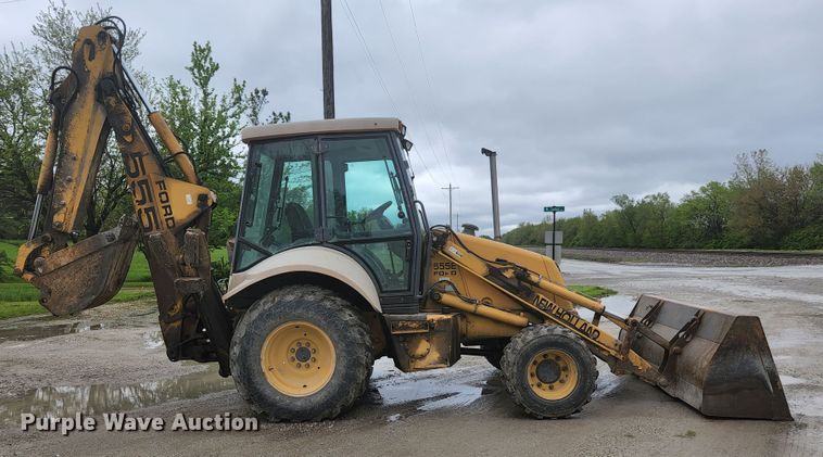 image for item JM9073 1996 New Holland 555E  backhoe