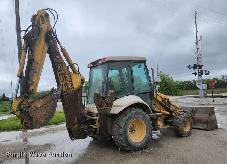 image for item JM9073 1996 New Holland 555E  backhoe
