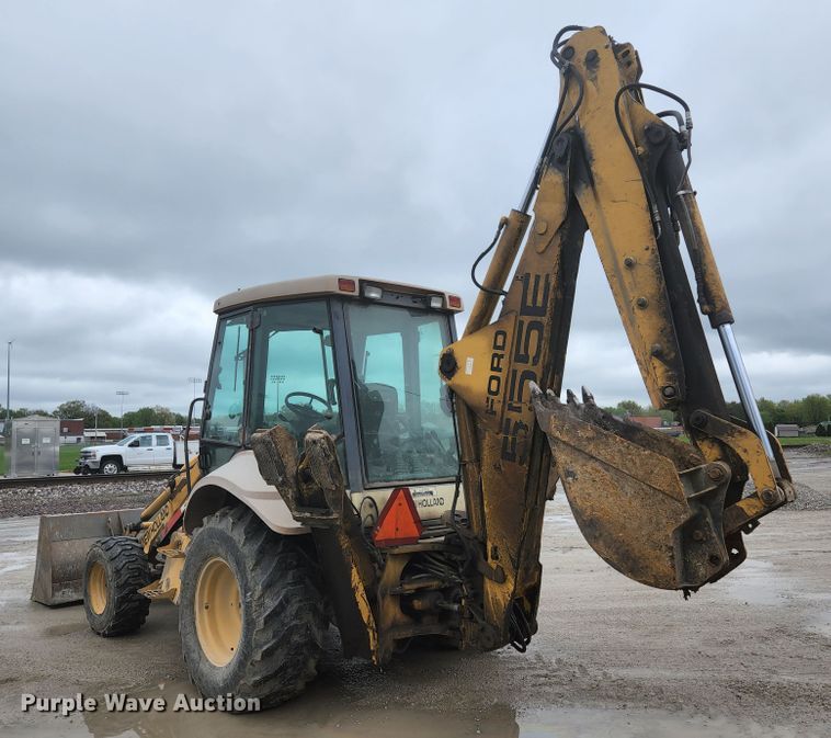 image for item JM9073 1996 New Holland 555E  backhoe