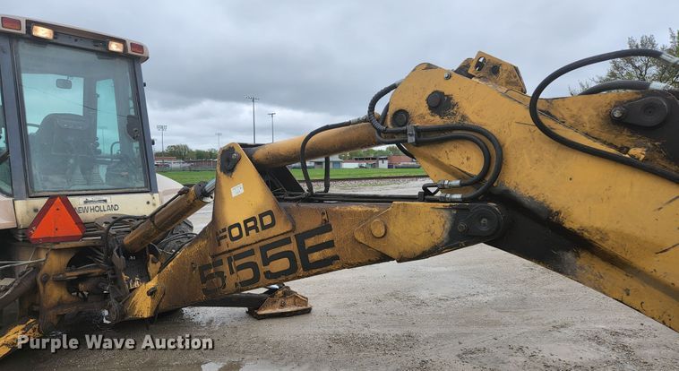 image for item JM9073 1996 New Holland 555E  backhoe