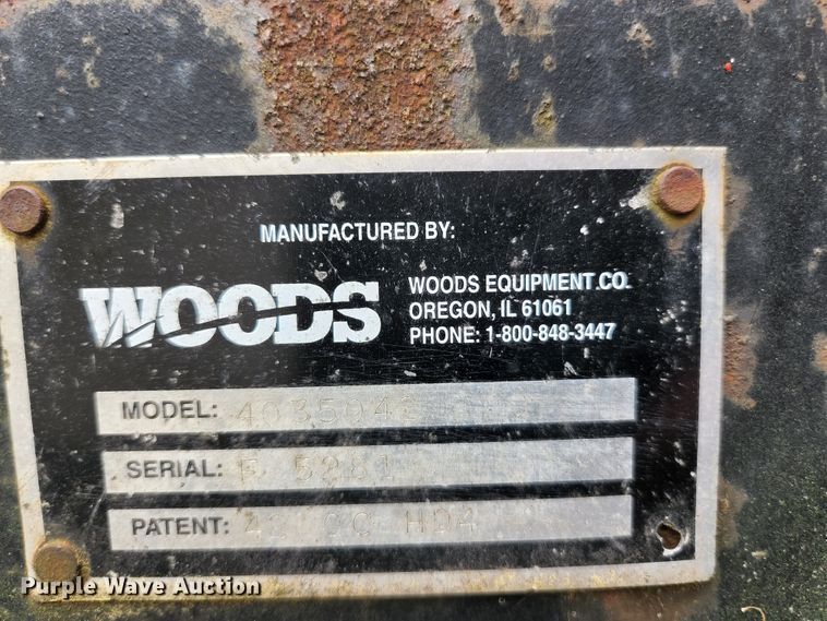 image for item JM9105 Woods 4035042  excavator bucket