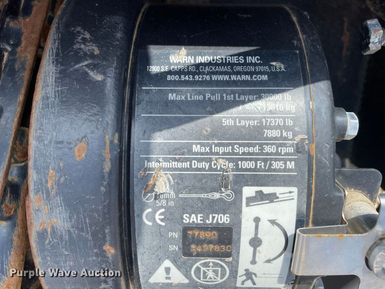 image for item JR9831 Warn 30XL  winch