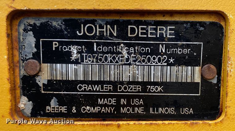 image for item JU9224 2013 John Deere 750K LGP  dozer