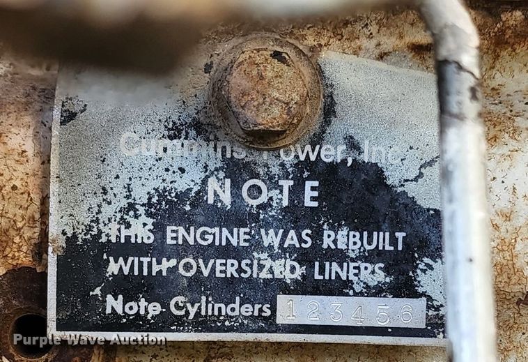 image for item KC9496 1981 Kenworth W900A  vacuum truck