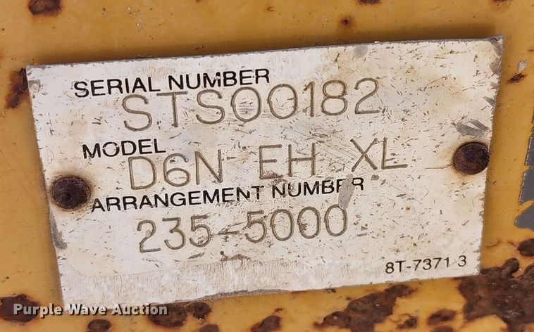 image for item KC9499 2011 Caterpillar D6N XL  dozer