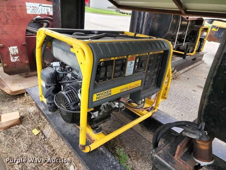 image for item KE9941 (3) Wacker Nueson GPS5600 generators