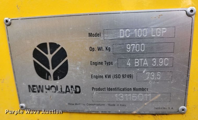 image for item KE9958 2001 New Holland DC100 LGP  dozer