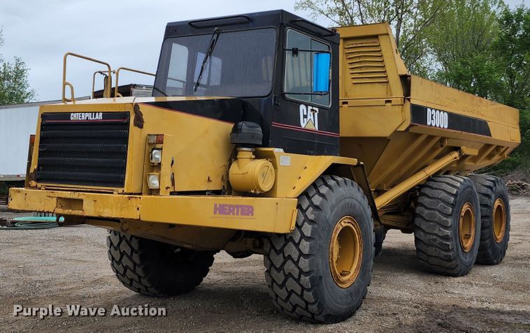 image for item KF9146 1993 Caterpillar D300D  haul truck