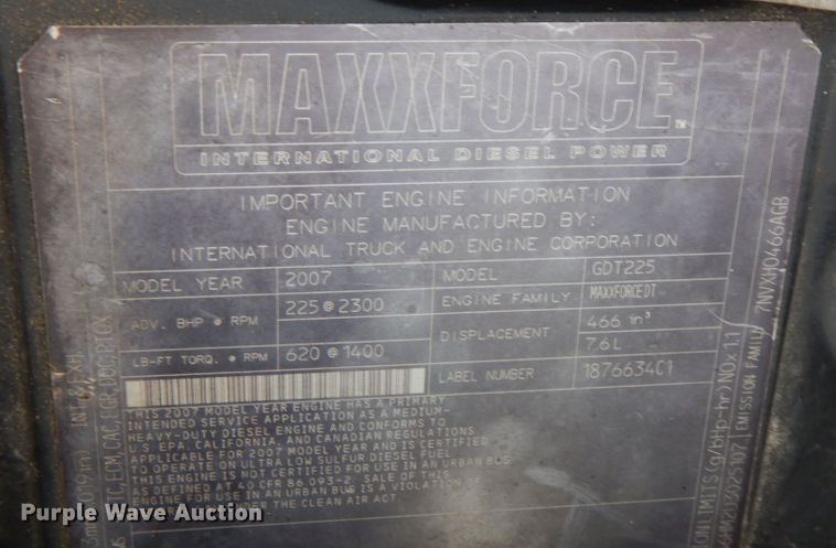 image for item KN9870 2008 International 4300  bucket truck