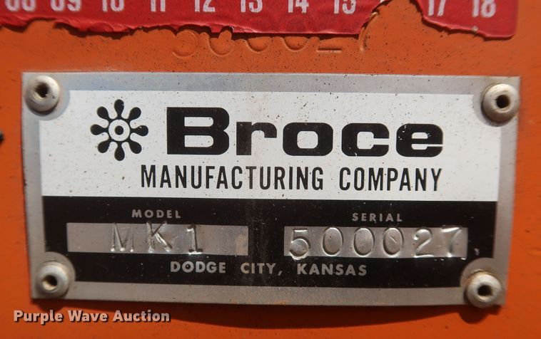 image for item KP9069 2008 Broce MK1  broom