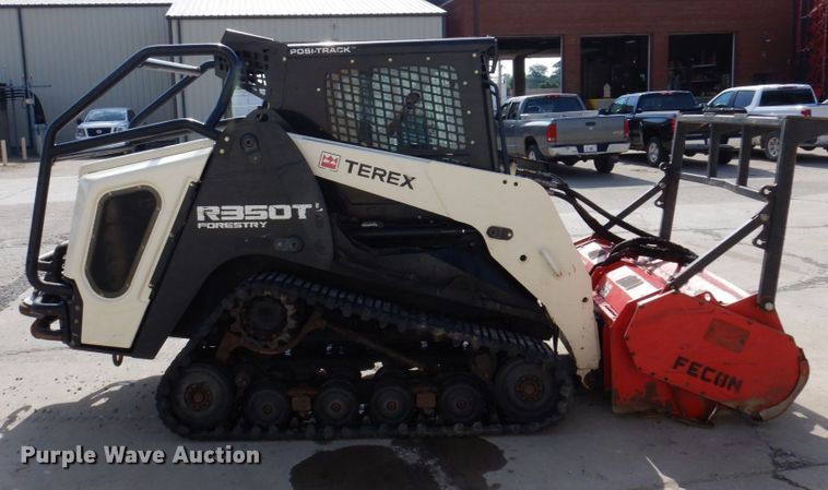 image for item KR9340 2016 Terex R350T Forestry  tracked skid steer loader