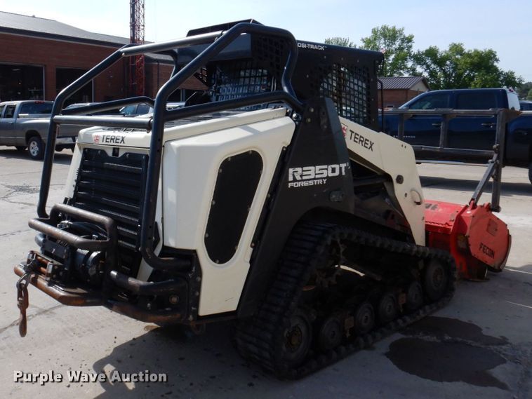 image for item KR9340 2016 Terex R350T Forestry  tracked skid steer loader