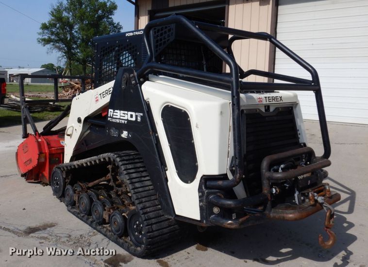 image for item KR9340 2016 Terex R350T Forestry  tracked skid steer loader