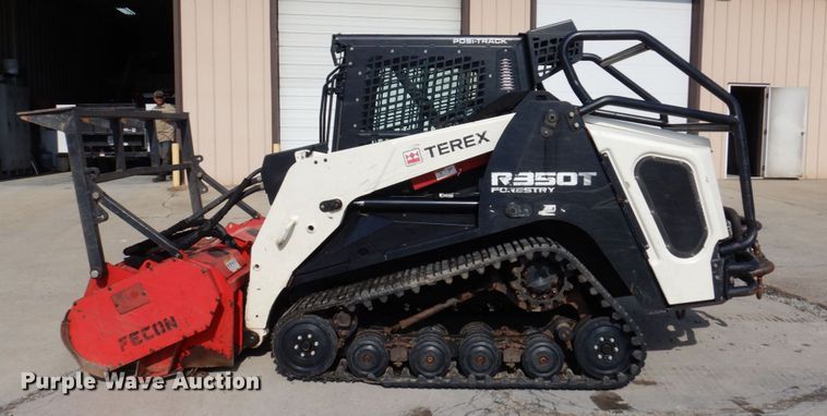 image for item KR9340 2016 Terex R350T Forestry  tracked skid steer loader