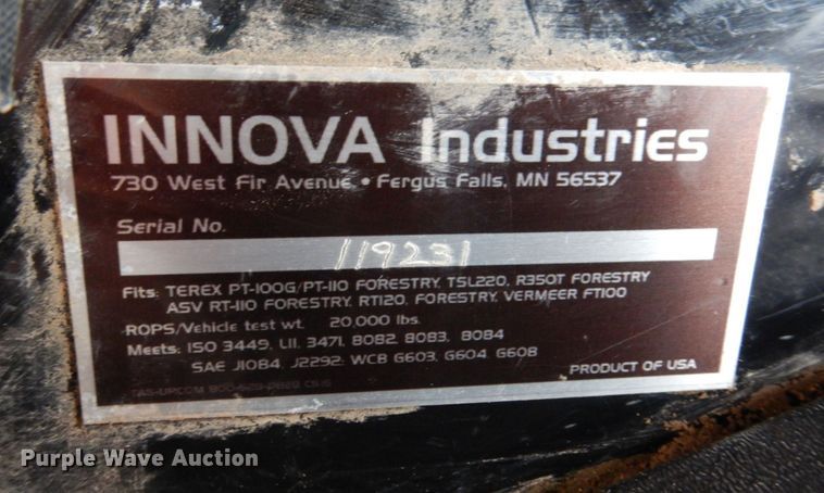 image for item KR9340 2016 Terex R350T Forestry  tracked skid steer loader