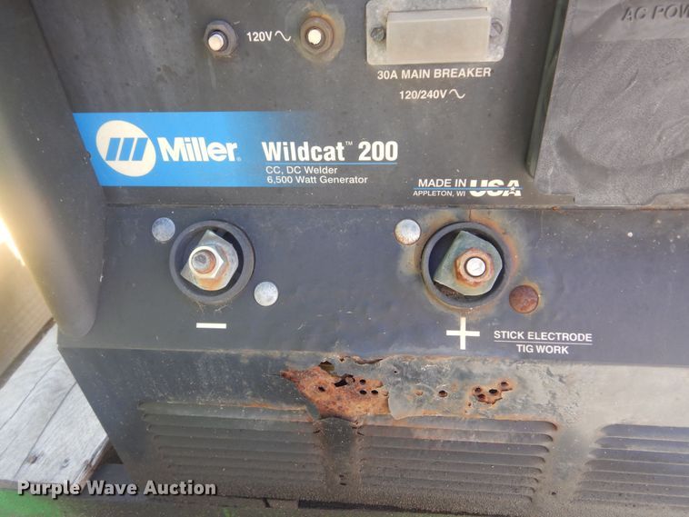 image for item KS9928 Miller Wildcat 200  welder/generator
