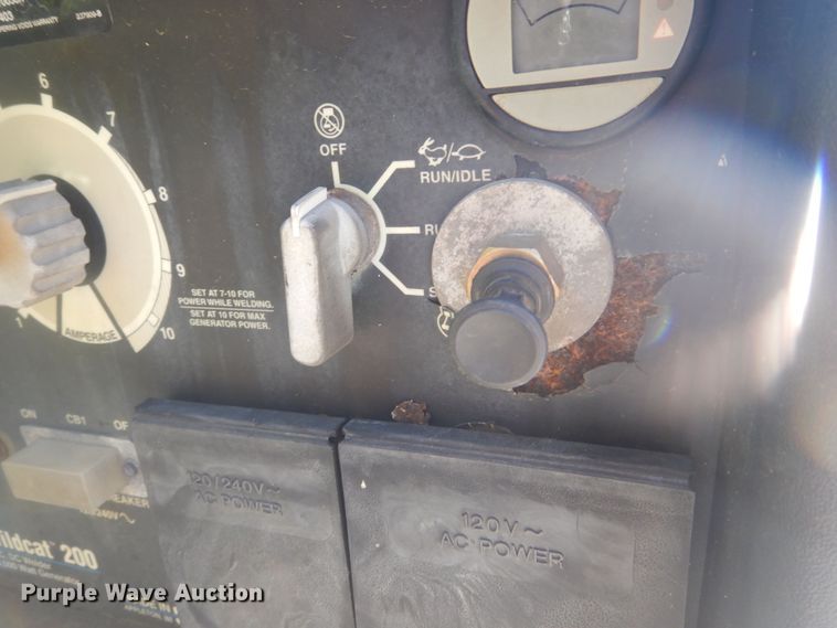 image for item KS9928 Miller Wildcat 200  welder/generator