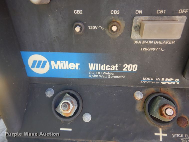 image for item KS9928 Miller Wildcat 200  welder/generator