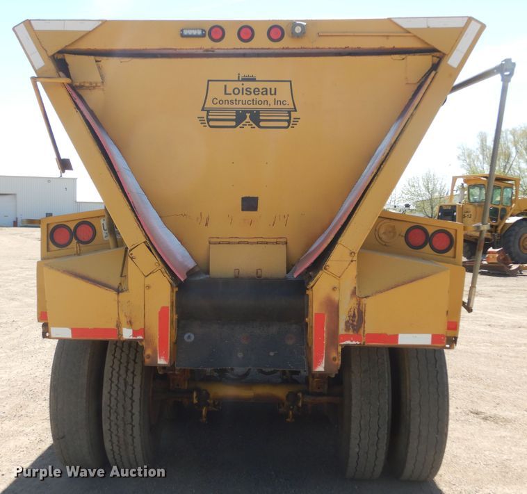 image for item KS9951 1986 Trail King OLB-339  live bottom trailer