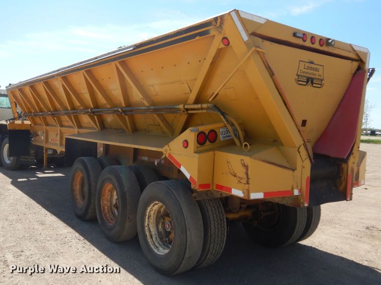 image for item KS9951 1986 Trail King OLB-339  live bottom trailer