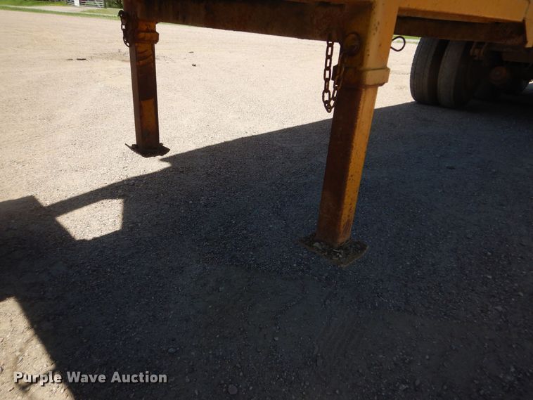 image for item KS9951 1986 Trail King OLB-339  live bottom trailer