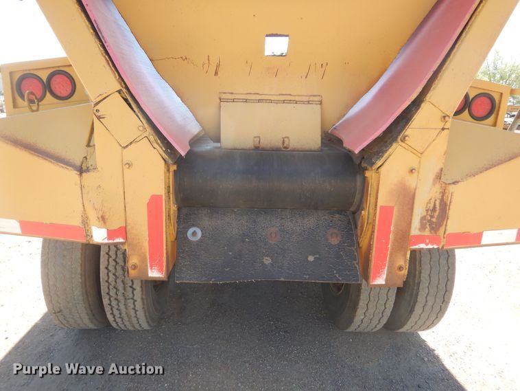 image for item KS9951 1986 Trail King OLB-339  live bottom trailer