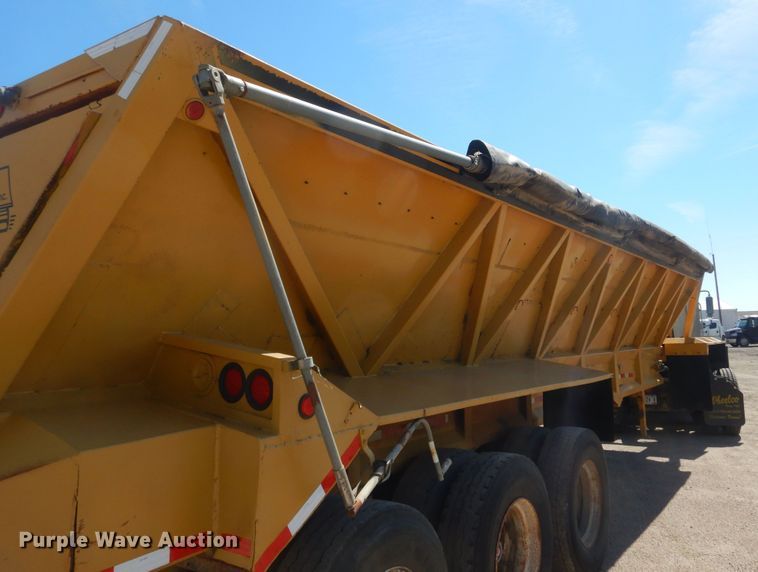 image for item KS9951 1986 Trail King OLB-339  live bottom trailer