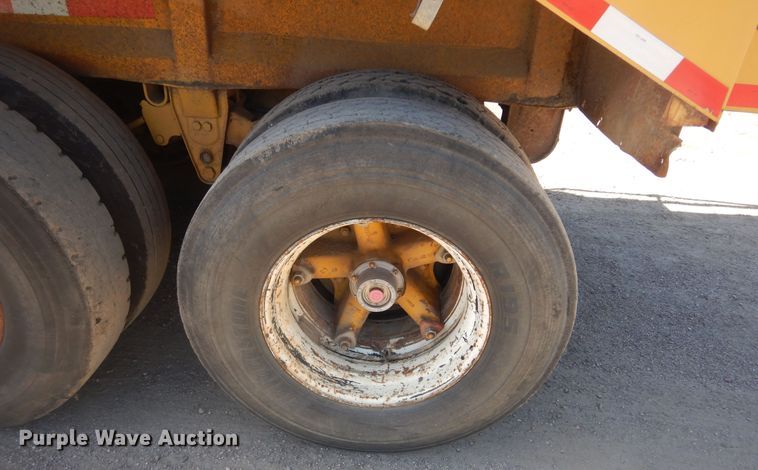 image for item KS9951 1986 Trail King OLB-339  live bottom trailer