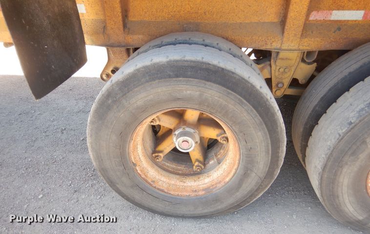 image for item KS9951 1986 Trail King OLB-339  live bottom trailer