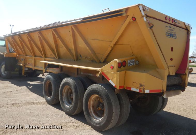 image for item KS9952 1986 Red River  live bottom trailer