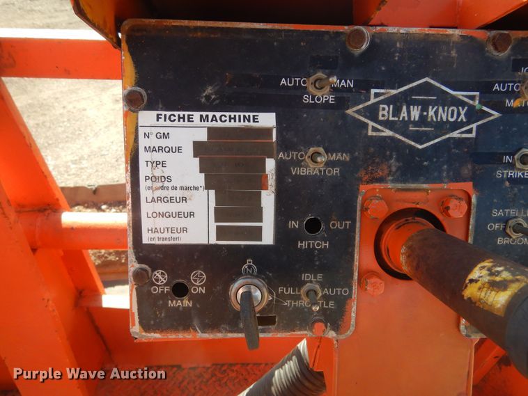 image for item KS9954 Blaw-Knox RW 195 C  road widener