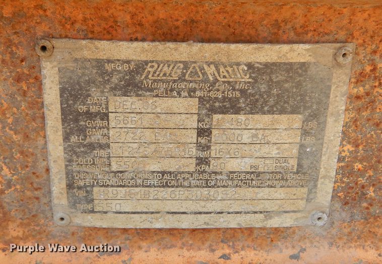 image for item KS9972 2006 Ring-o-matic 550  vacuum excavator