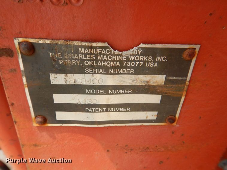 image for item MF9068 Ditch Witch 5110  vibratory cable plow